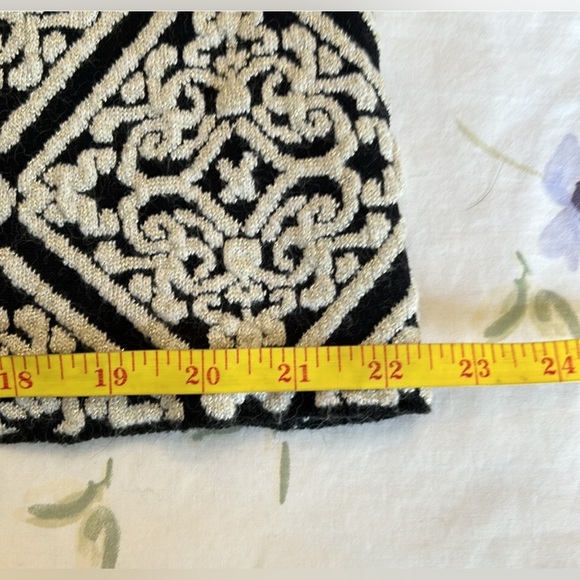 Orange Fashion Village Draped Tapestry Cardigan - Picture 10 of 11